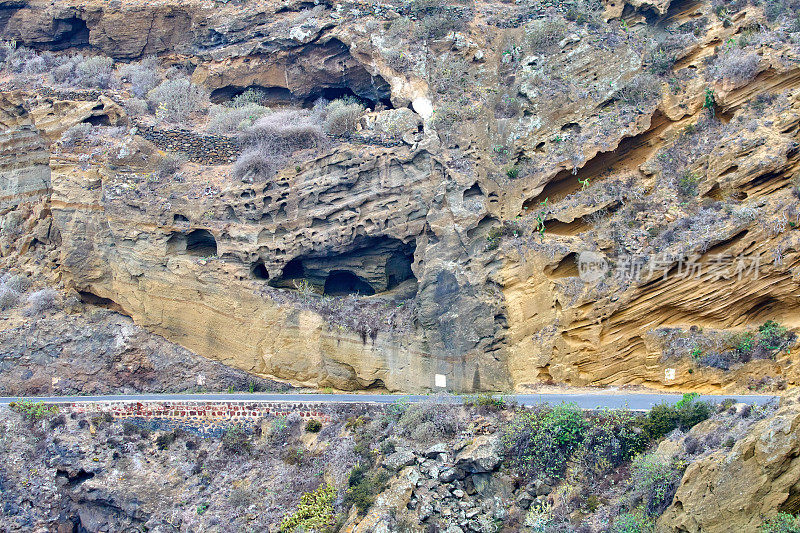 Cenobio Valerón cliffs - Gran Canary考古遗址